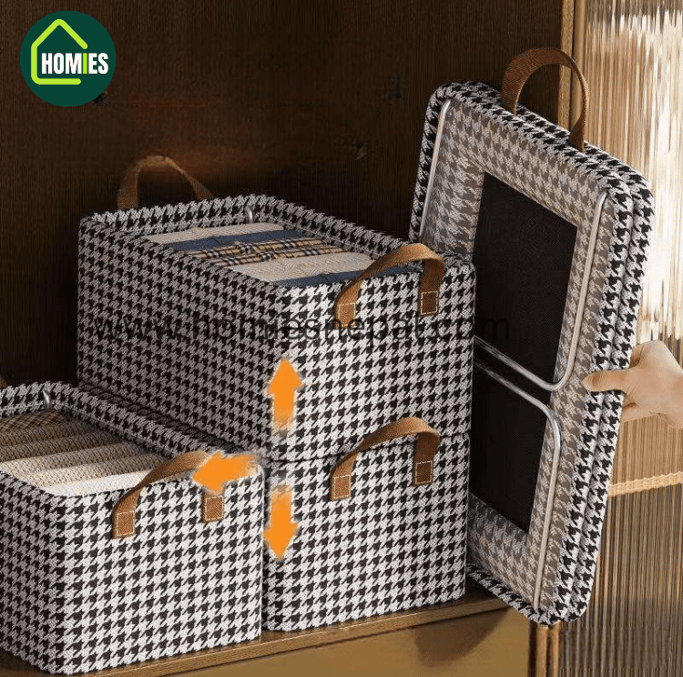 Wardrobe Clothes Storage Box Organiser